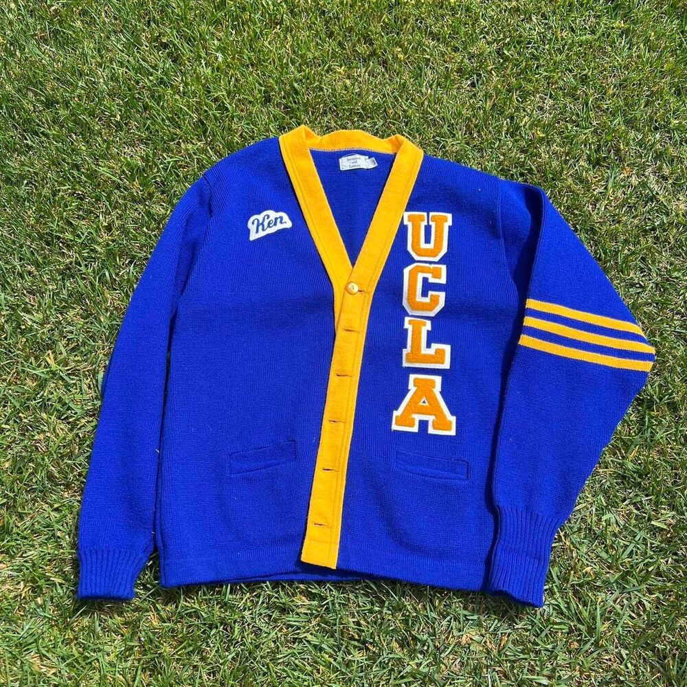 UCLA graduation cardigan varsitt mens size 50